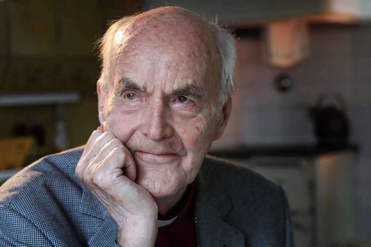 Martin Lönnebo, biskop emeritus, dog den 26 april 2023, 93 år gammal. Foto: Johannes Söderberg