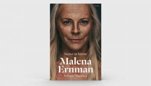 Omslaget till Malena Ernmans och Svante Thunbergs bok som utkommer den 24 augusti 2018.|Malena Ernmans bok Scener ur hjärtat