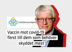 Folkhälsomyndighetens chef Johan Carlsson