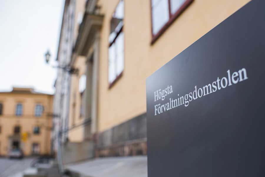 Högsta förvaltningsdomstolen. Foto: Linnea Bengtsson.