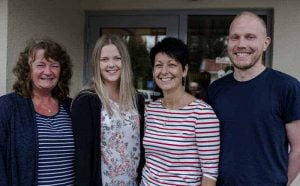 Samarbetet mellan olika gruppboenden är något som uppskattas av Siv Pettersson