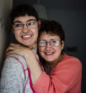 Gabriella bor på gruppboendet Granebo med sex lägenheter.  - Det är bara ungdomar som bor där