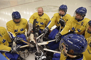 Sverige femma i kälkhockey-EM