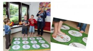 Känslomatta med tecken