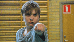 Fullt fokus med karate