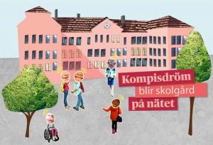 Kompisdröm blir skolgård på nätet