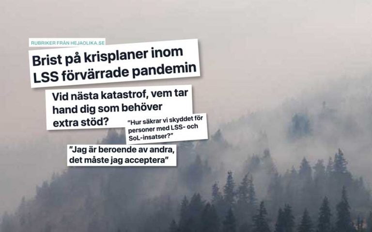 Krisberedskap för personer med funktionsnedsättning – webbinarium 27 april 2022