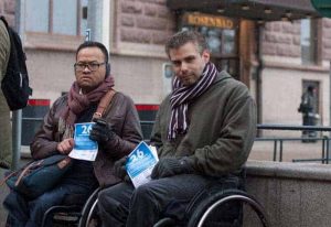 Torsdagsaktionen inne på upploppet