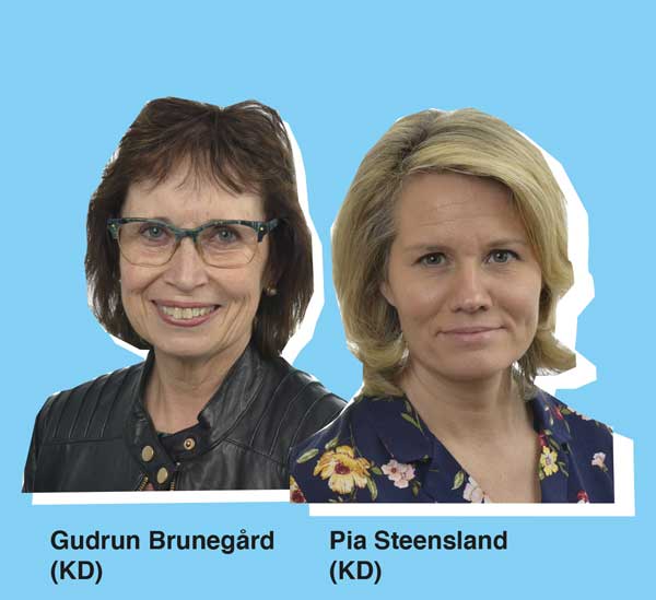 Gudrun Brunegård och Pia Steensland (collage)|Gudrun Brunegård och Pia Steensland (collage)