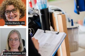 Cecilia Blanck, JAG, och Sophie Karlsson, IfA.