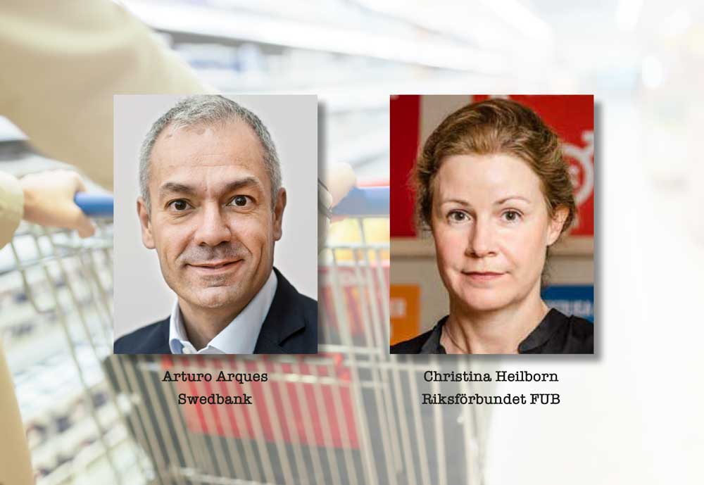 Arturo Arques, Swedbank, och Christina Heilborn, FUB