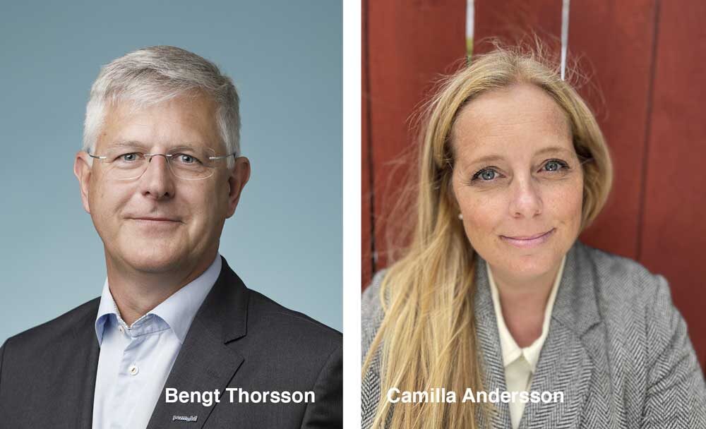 Bengt Thorsson och Camilla Andersson, Permobil.
