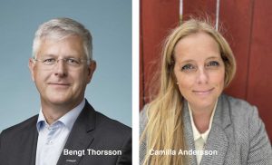 Bengt Thorsson och Camilla Andersson, Permobil.