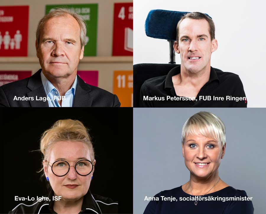 Anders Lago, Markus Petersson, Anna Tenje och Eva-Lo Ighe