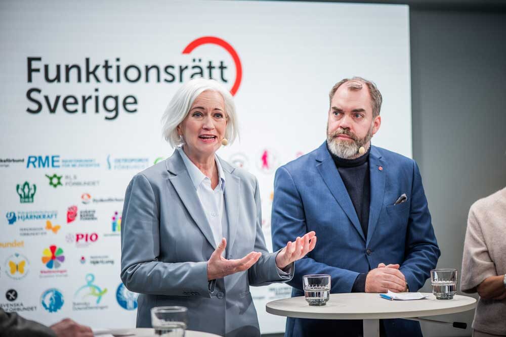Foto från lansering av patientföreträdarutbildning 2023-02-23. Foto: Linnea Bengtsson.