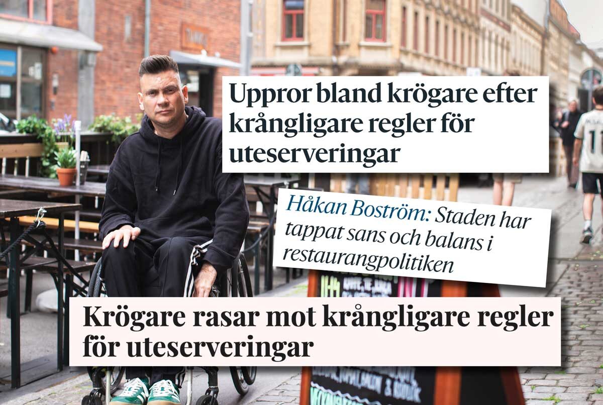 Anders Westgerd och tidningsrubriker