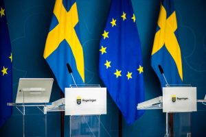 Pressträff med regeringen. Foto: Linnea Bengtsson