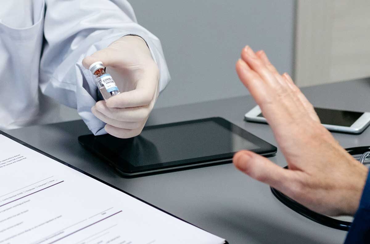 Vägrar vaccin