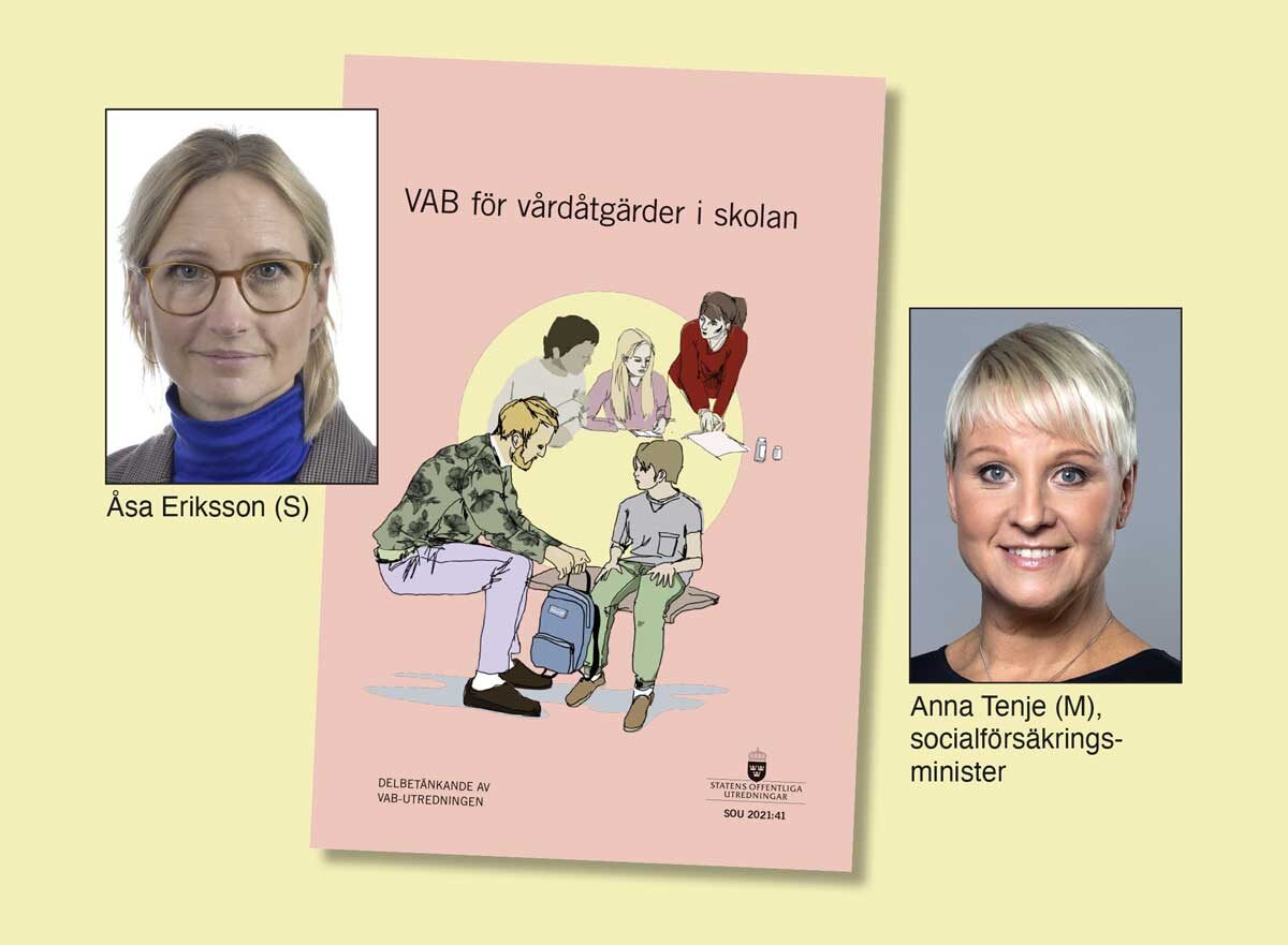 Åsa Eriksson, Anna Tenje och utredningen VAB för vårdinsatser