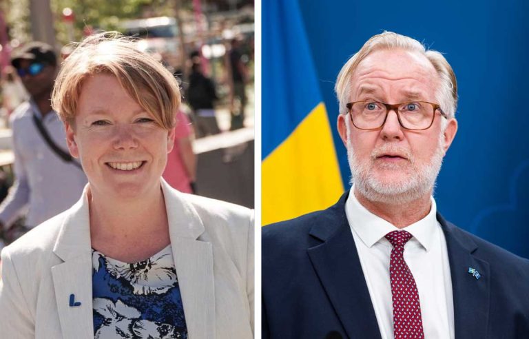 Malin Danielsson och Johan Pehrson.