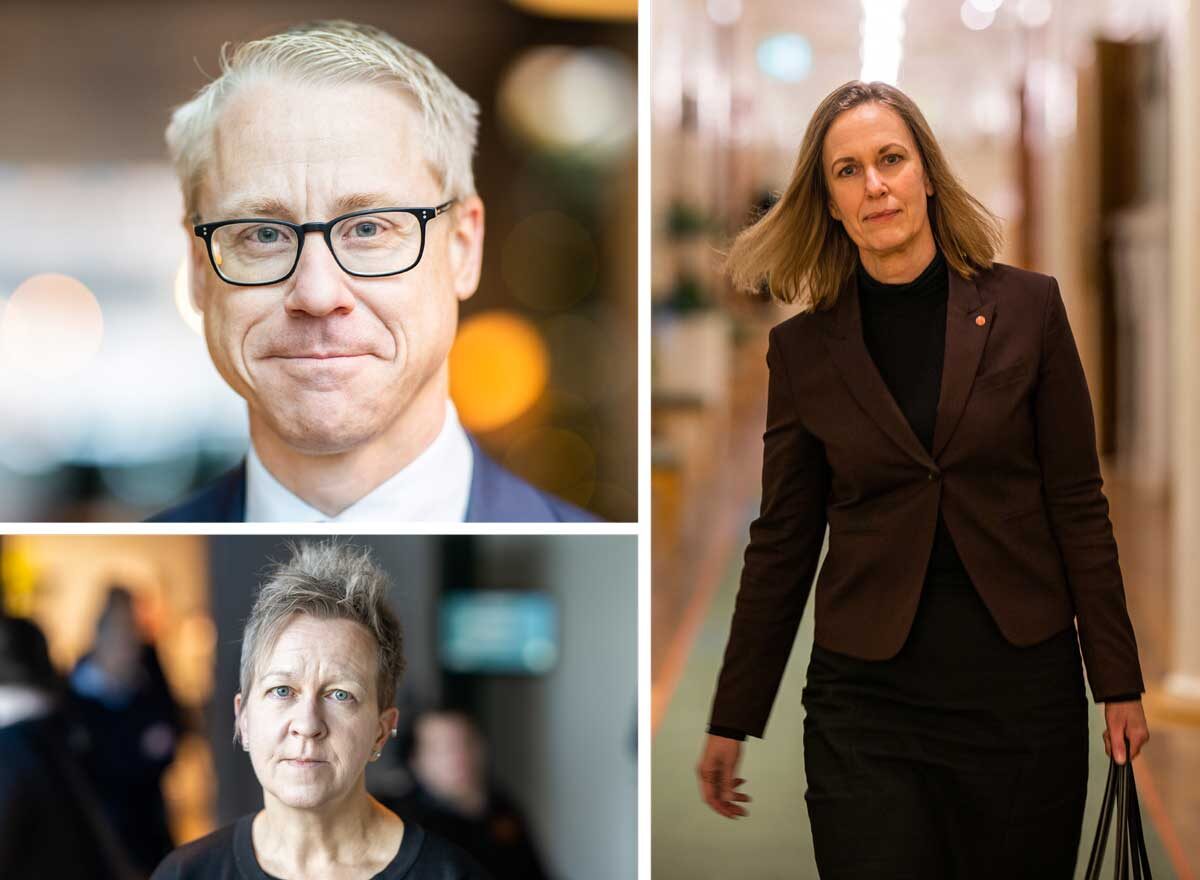 Christofer Bergenblock, Karin Sundin och Ulrika Westerlund. Foton: Linnea Bengtsson.