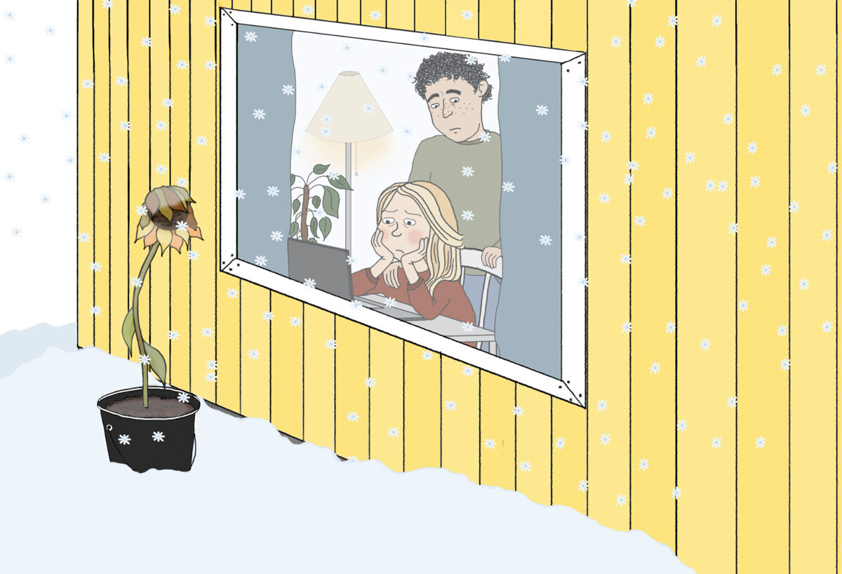 Bild ur Operation framtiden. Illustration av Anna Forsmark