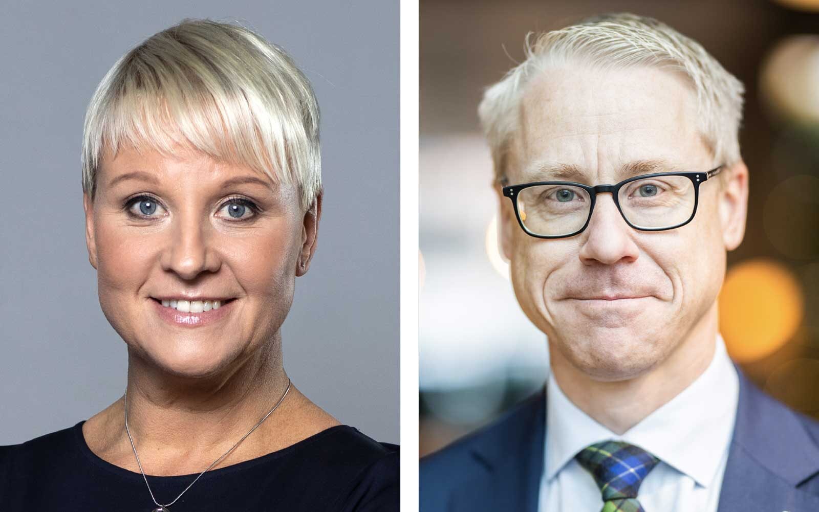 Anna Tenje och Christofer Bergenblock