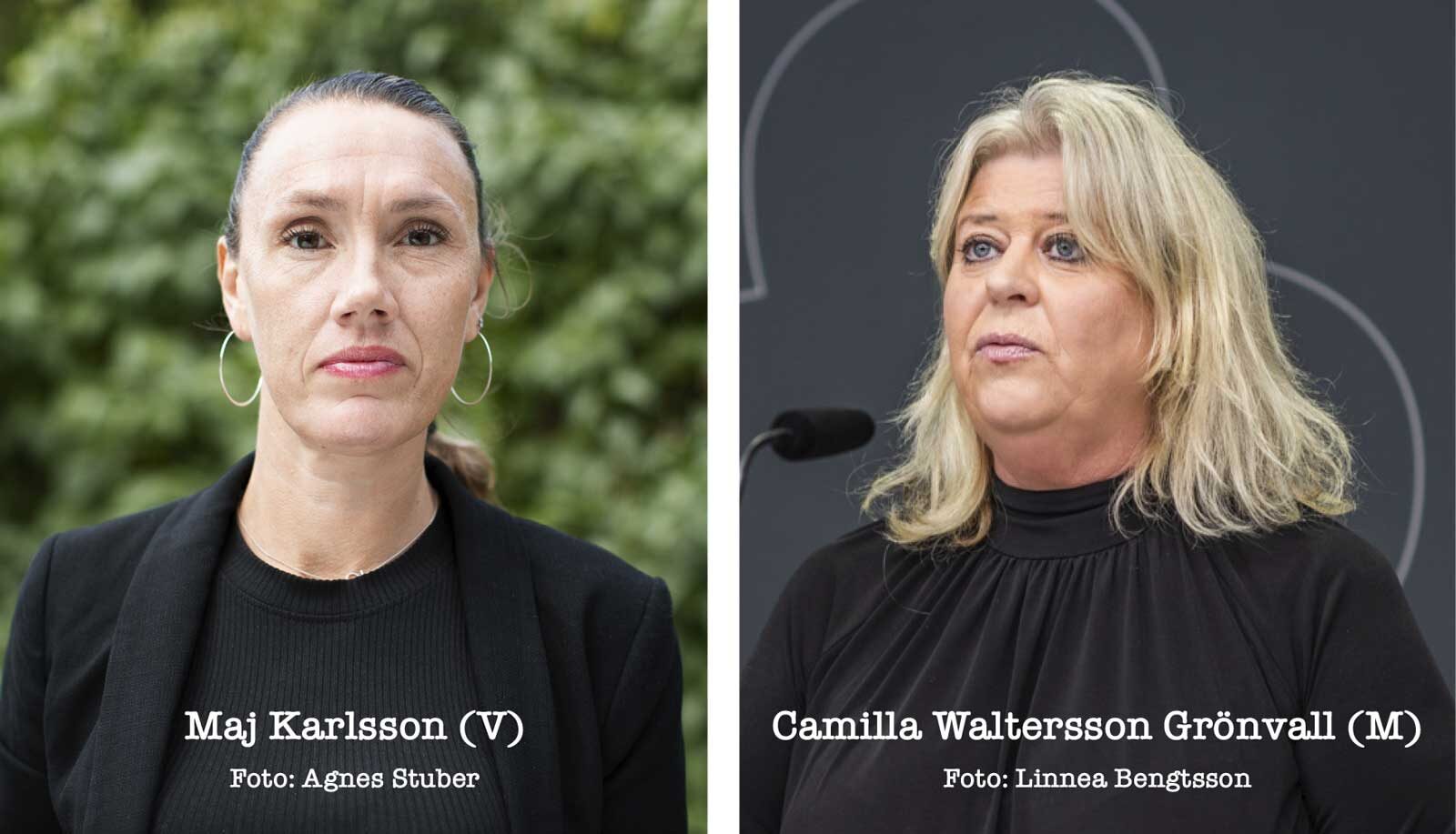 Maj Karlsson och Camilla Waltersson Grönvall