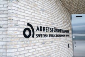 Arbetsförmedlingens huvudkontor i Solna. Foto: Linnea Bengtsson.