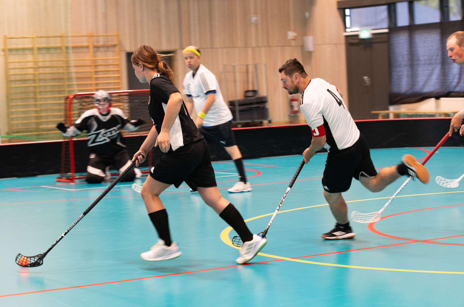 Innebandy på Special Olympics Pre Games 2025, Malmö Foto: Malin Sipilä Fredriksson/Special Olympics Sverige.