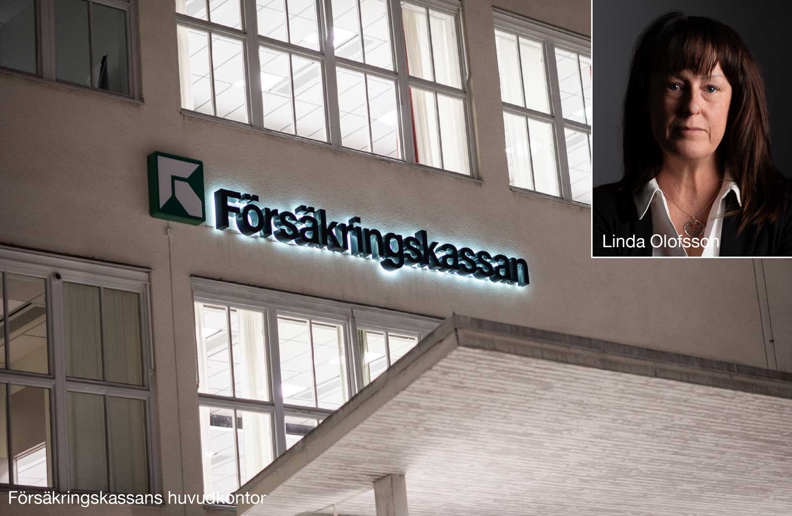 Collage. Försäkringskassan. Linda Olofsson