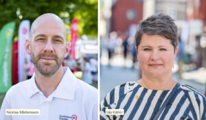 Nicklas Mårtensson och Ida Kåhlin. Foton: Linnea Bengtsson.