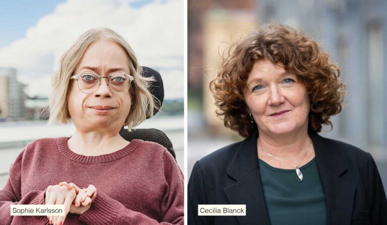 Sophie Karlsson och Cecilia Blanck.