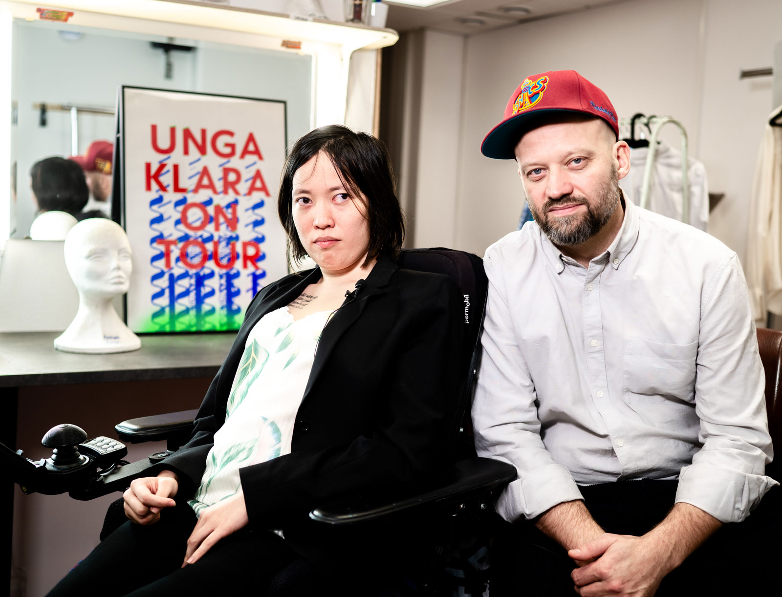 Maya Hultman och Gustav Deinoff. Foto: Linnea Bengtsson.