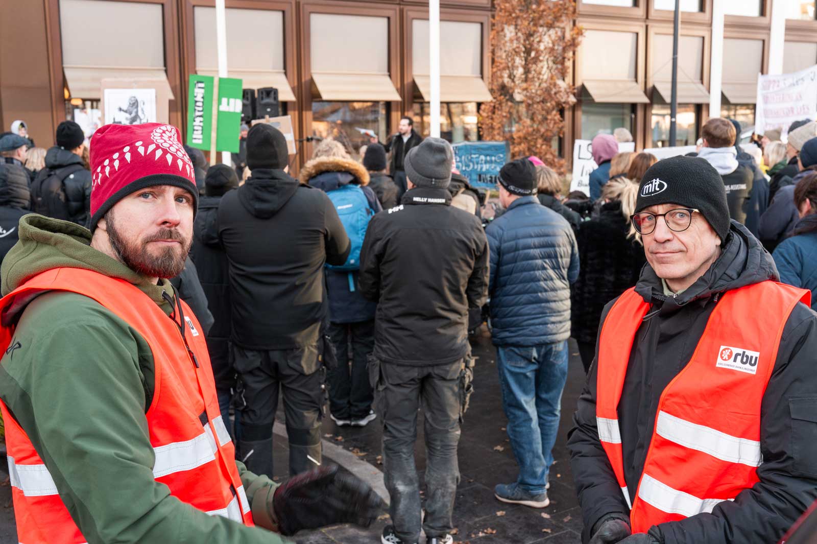 Manifestation för LSS och assistans i Uppsala 17 november 2025.