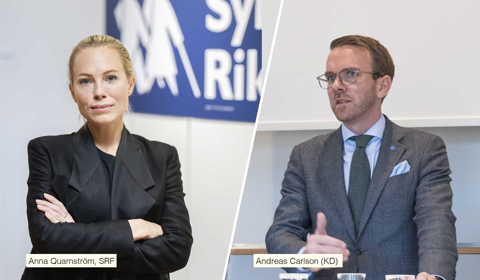 Anna Quarnström och Andreas Carlson