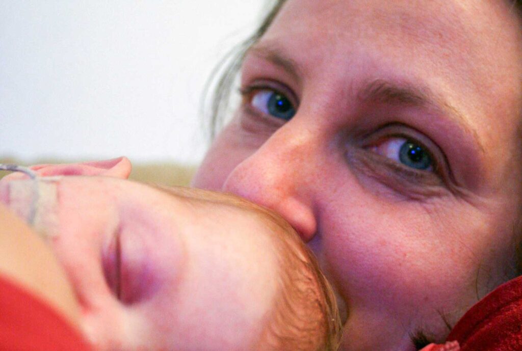 Lotta Frécon med dottern Vilma. Foto: Emmanuel Frécon.