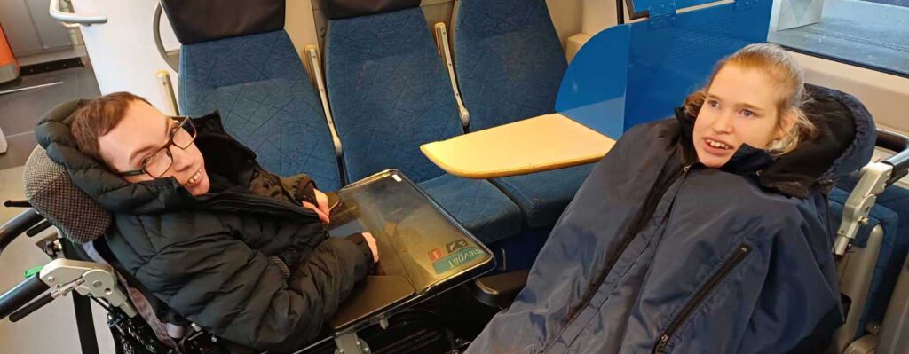 Tim och Elin lärde känna varandra på den dagliga verksamheten Verksam i Göteborg. Foto: Privat.