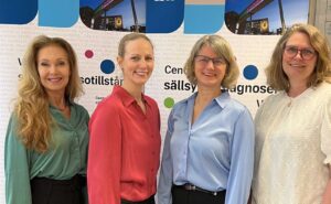 Veronica Hübinette, Johanna Bruhn, Johanna Ljunggren och Maria Björkqvist.