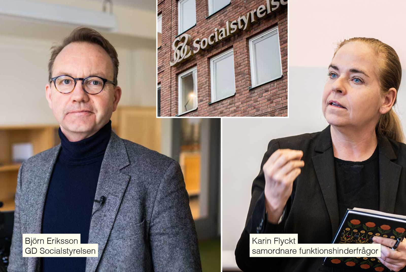 Björn Eriksson och Karin Flyckt, Socialstyrelsen.