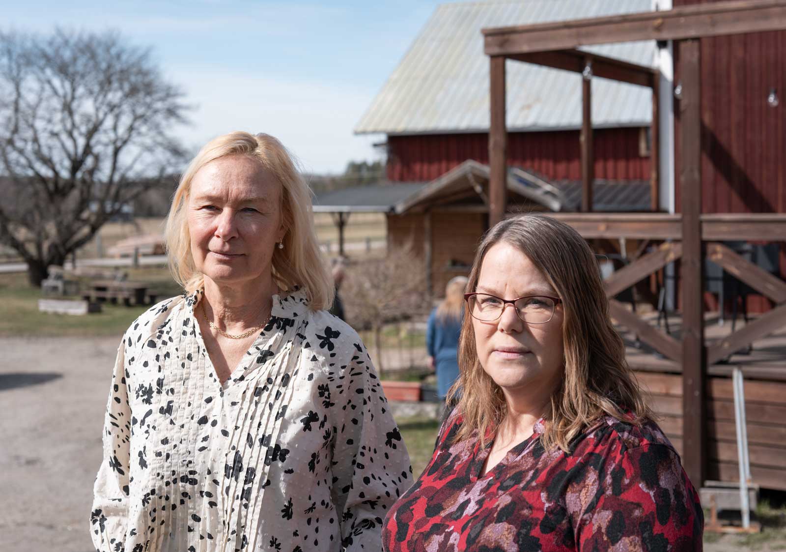 Lena Westerberg och Ann-Sofie Fredriksson.