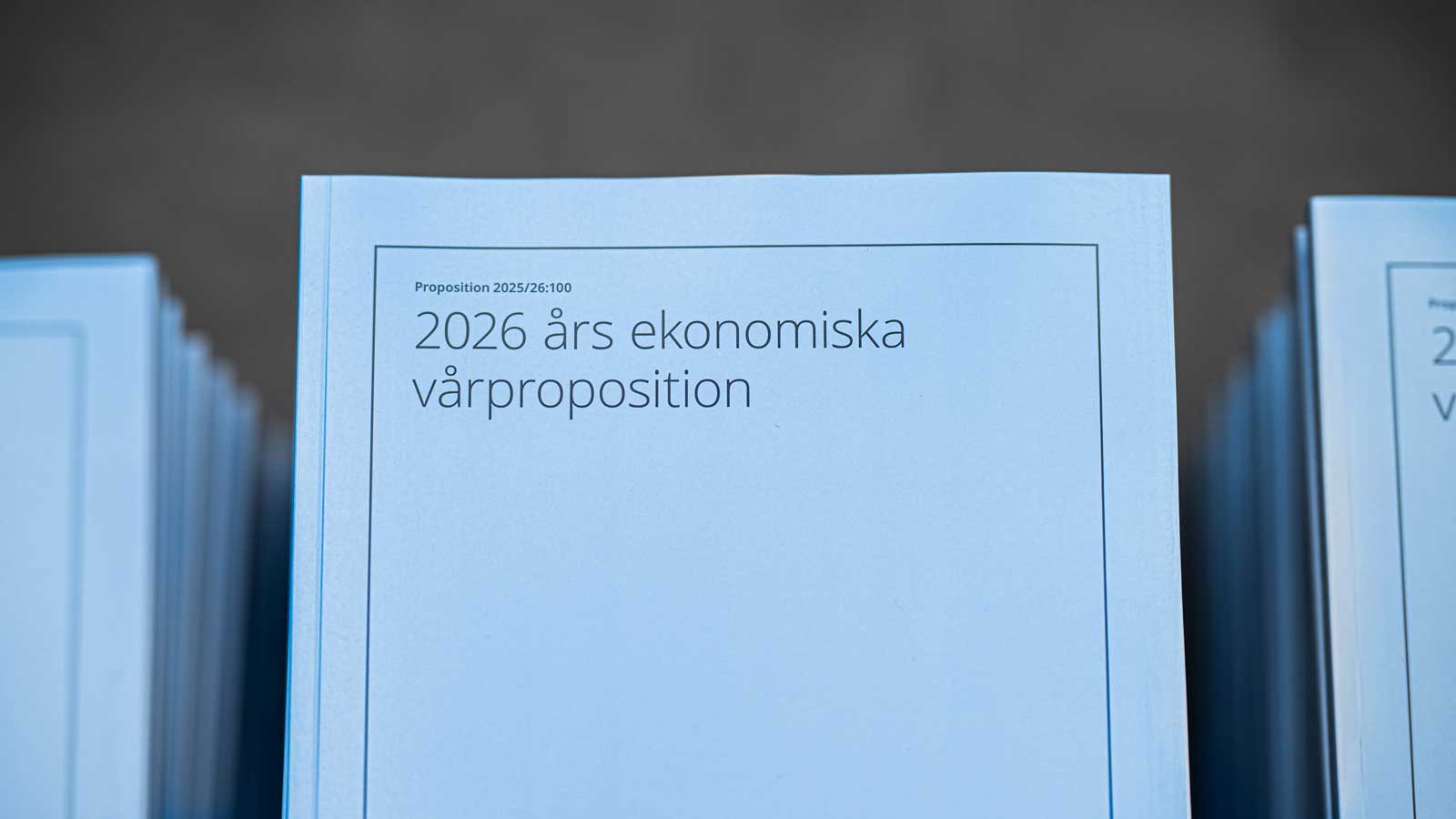 Vårbudgetpropositionen 13 april 2026. Foto: Linnea Bengtsson/Sveriges riksdag.