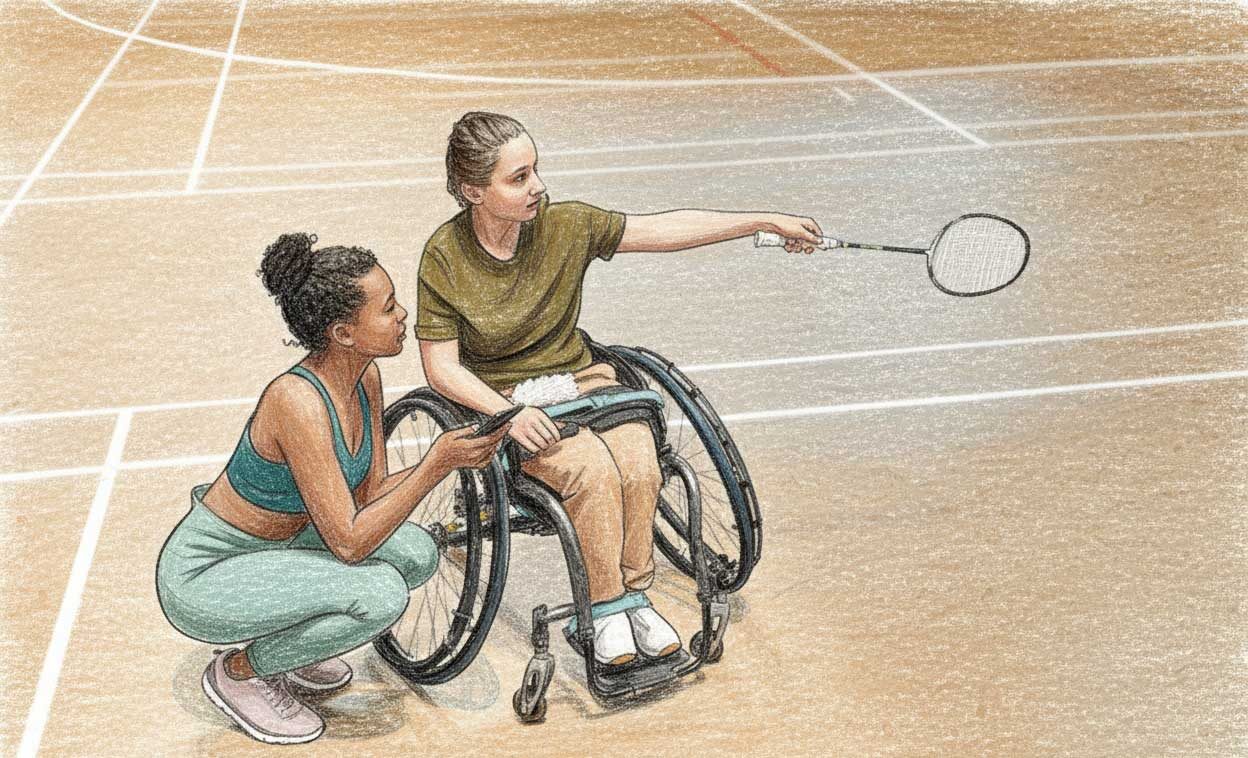 Badmintonspelare. Genrebild: Envato.