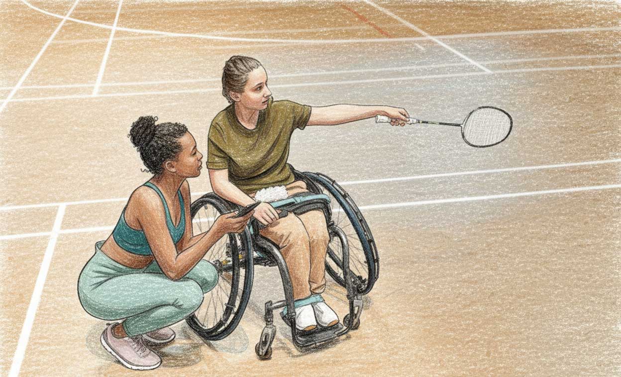 Badmintonspelare. Genrebild: Envato.