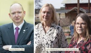 Daniel Persson, Lena Westerberg och Ann-Sofie Fredriksson.