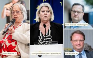 Sophie Karlsson, Camilla Waltersson Grönvall, Patrik Silverudd och Lars Beckman.
