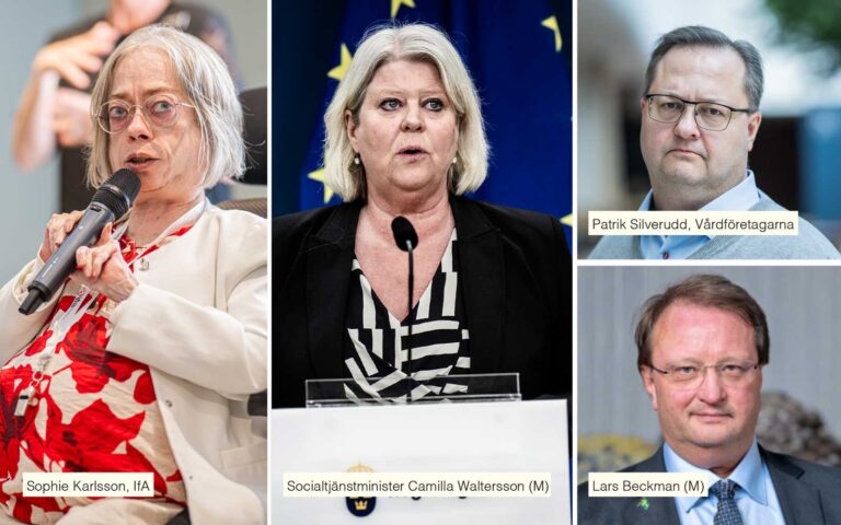 Sophie Karlsson, Camilla Waltersson Grönvall, Patrik Silverudd och Lars Beckman.