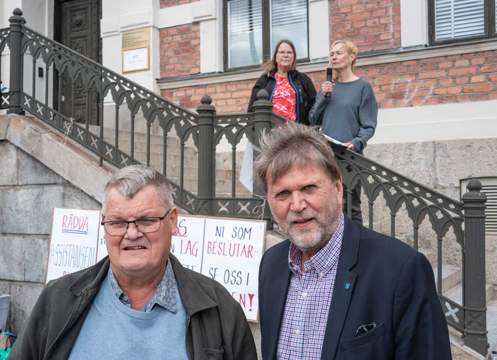Lennart Gard (S) och Magnus Ramstrand (KD).