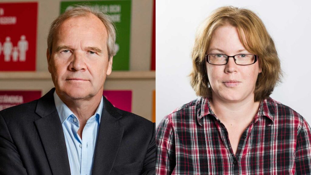 Anders Lago och Elin Vesterlund.