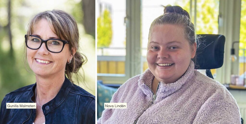 Gunilla Malmsten och Nova Lindén.